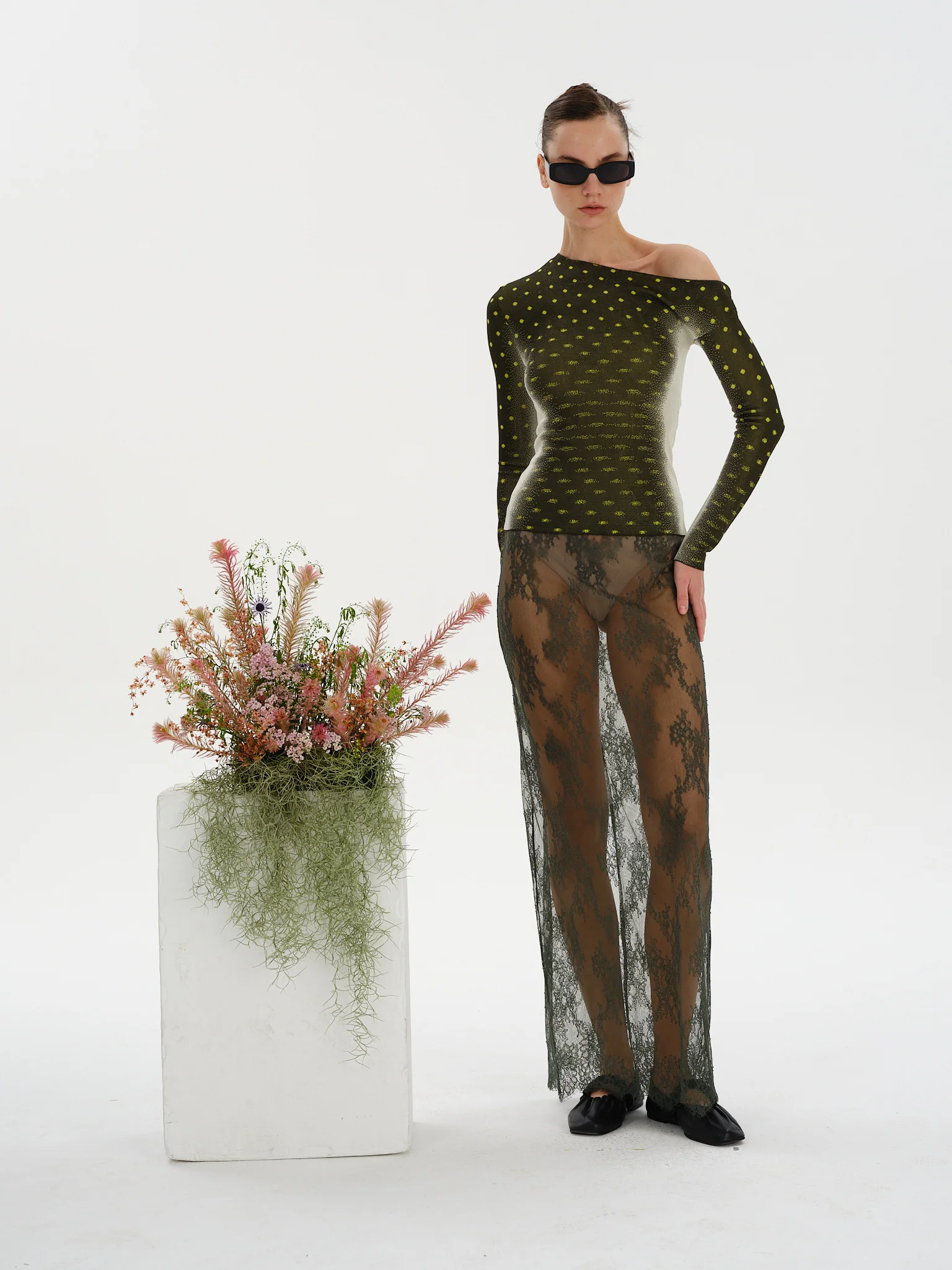 ALLISON LACE LONG SKIRT - Image 3