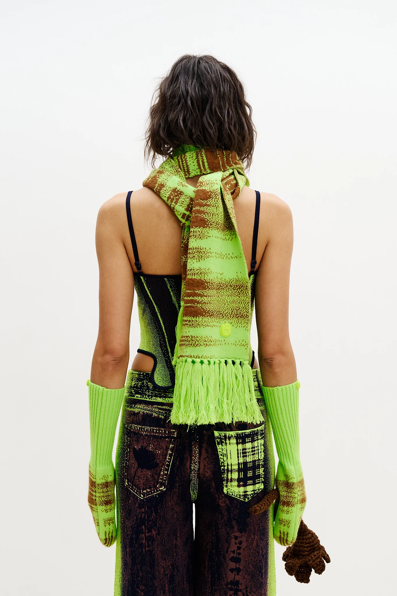 BRYONY MERINO WOOL SCARF - Image 2