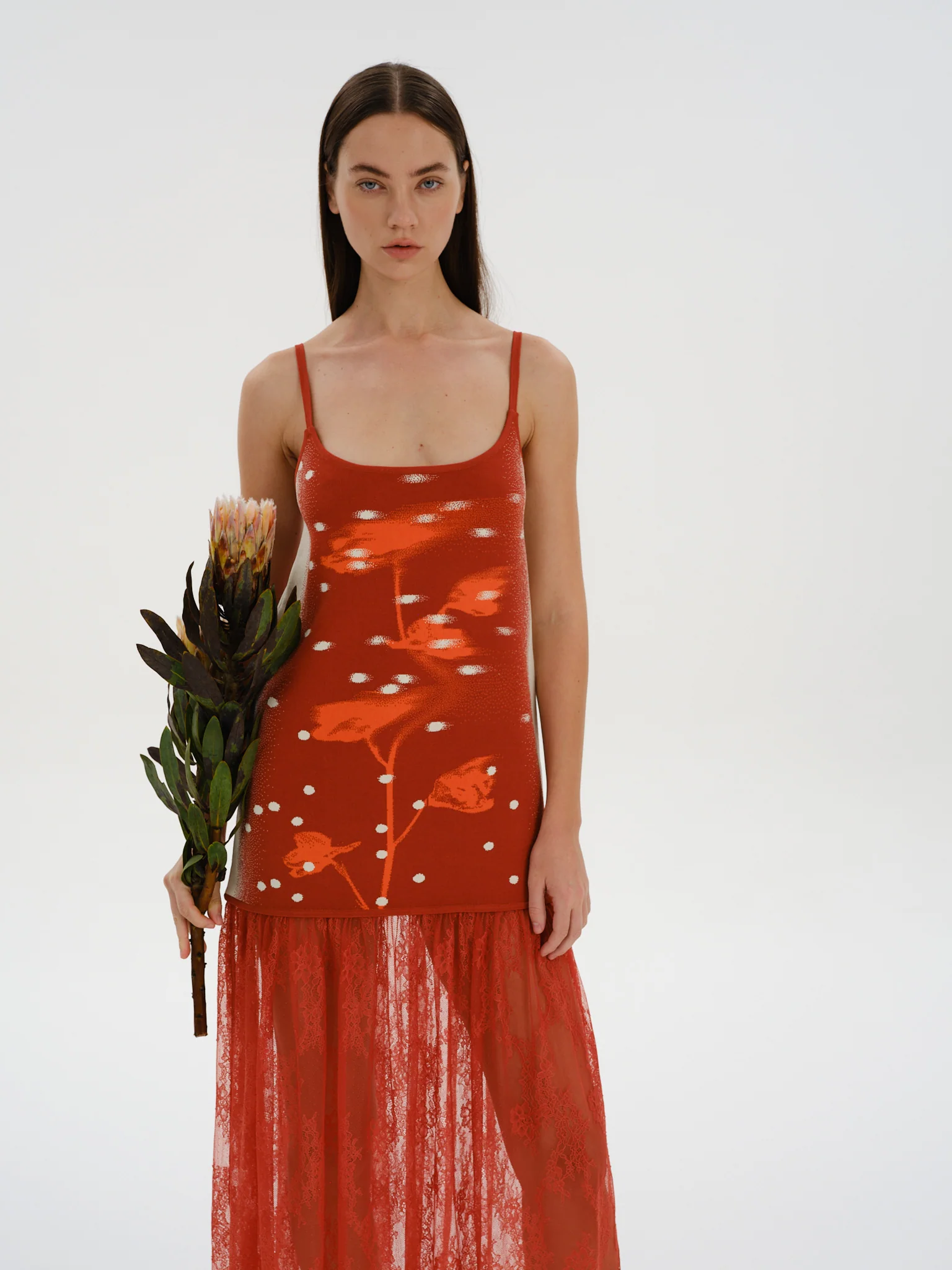 GINGER MIXED MEDIA TANK DRESS - Image 2