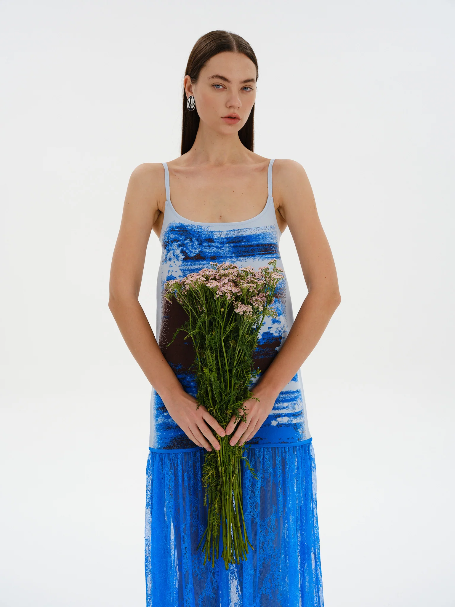 GINGER MIXED MEDIA TANK DRESS - Image 3
