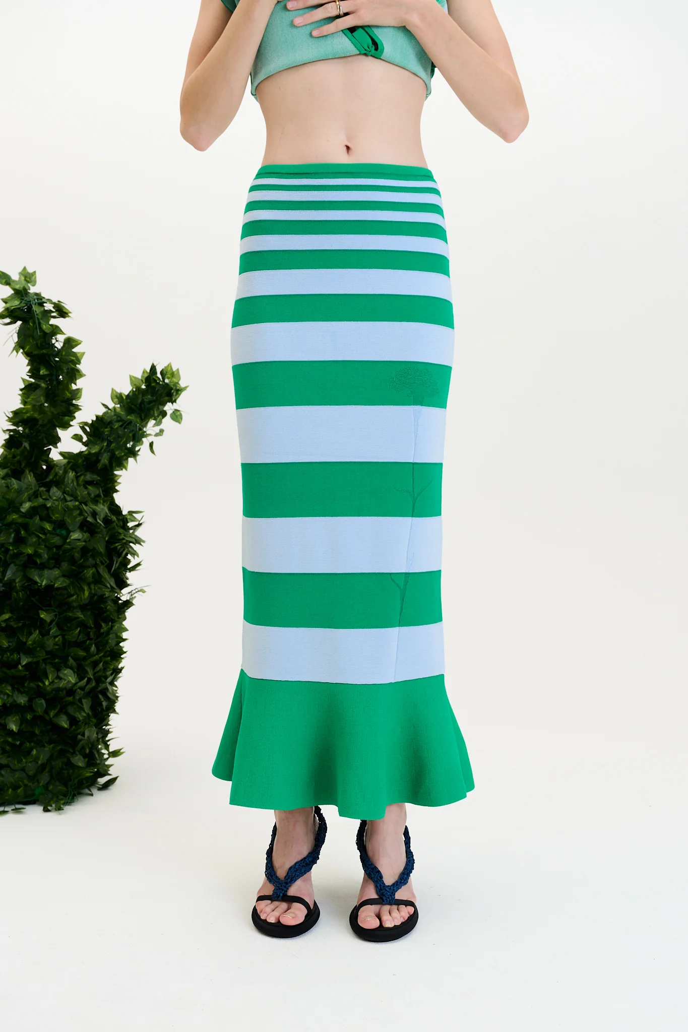 KIZZY BANDAGE MAXI SKIRT