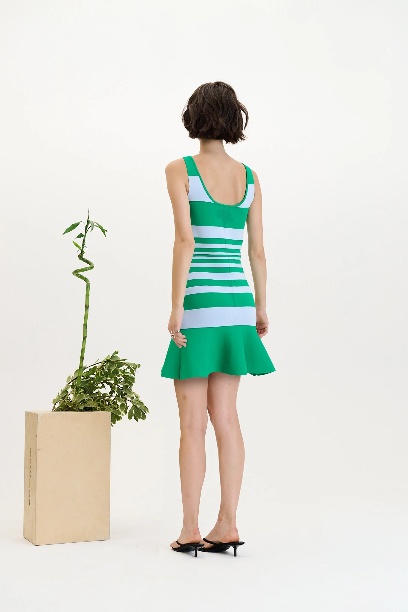 LINDEN REVERSIBLE BANDAGE MINI DRESS - Image 3
