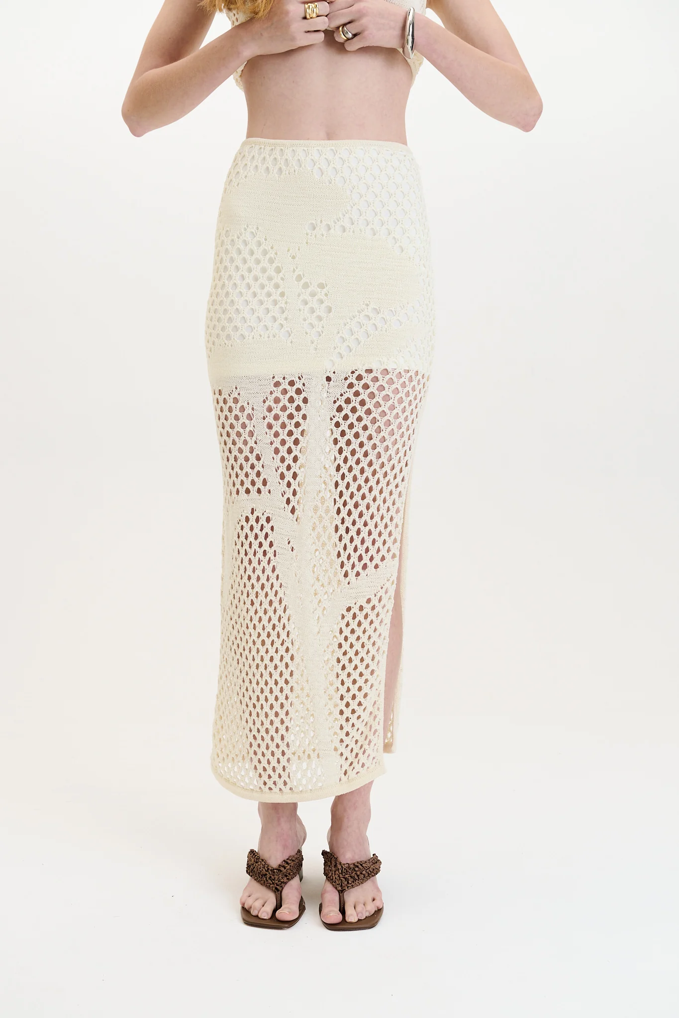 LINDSEY CROCHET SKIRT