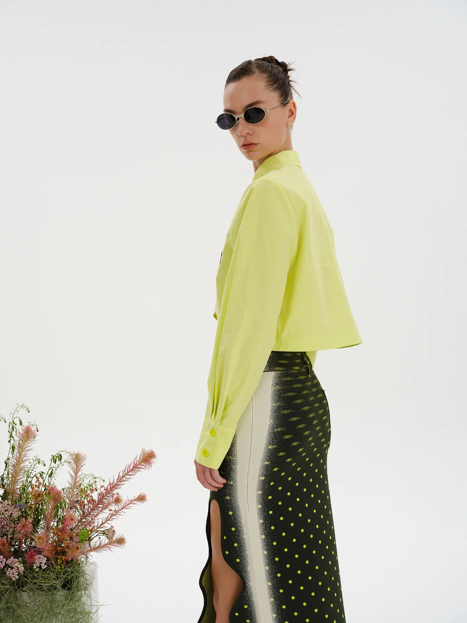 NALA COTTON CROPPED SHIRT - Image 3