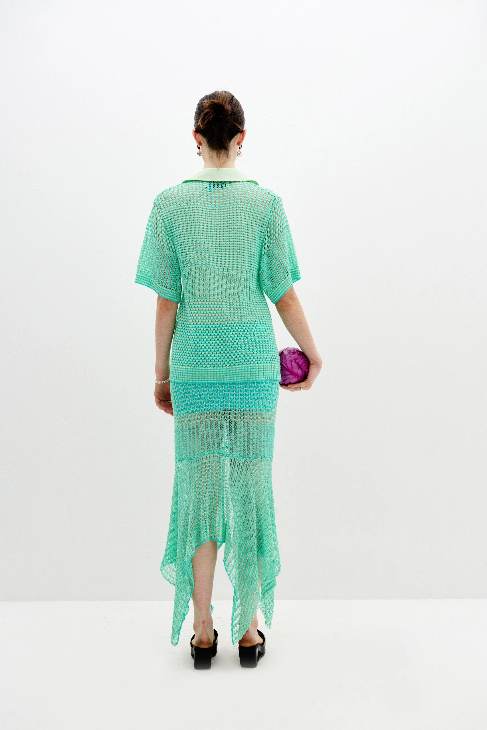 PICEA CROCHET MIDI SKIRT - Image 4