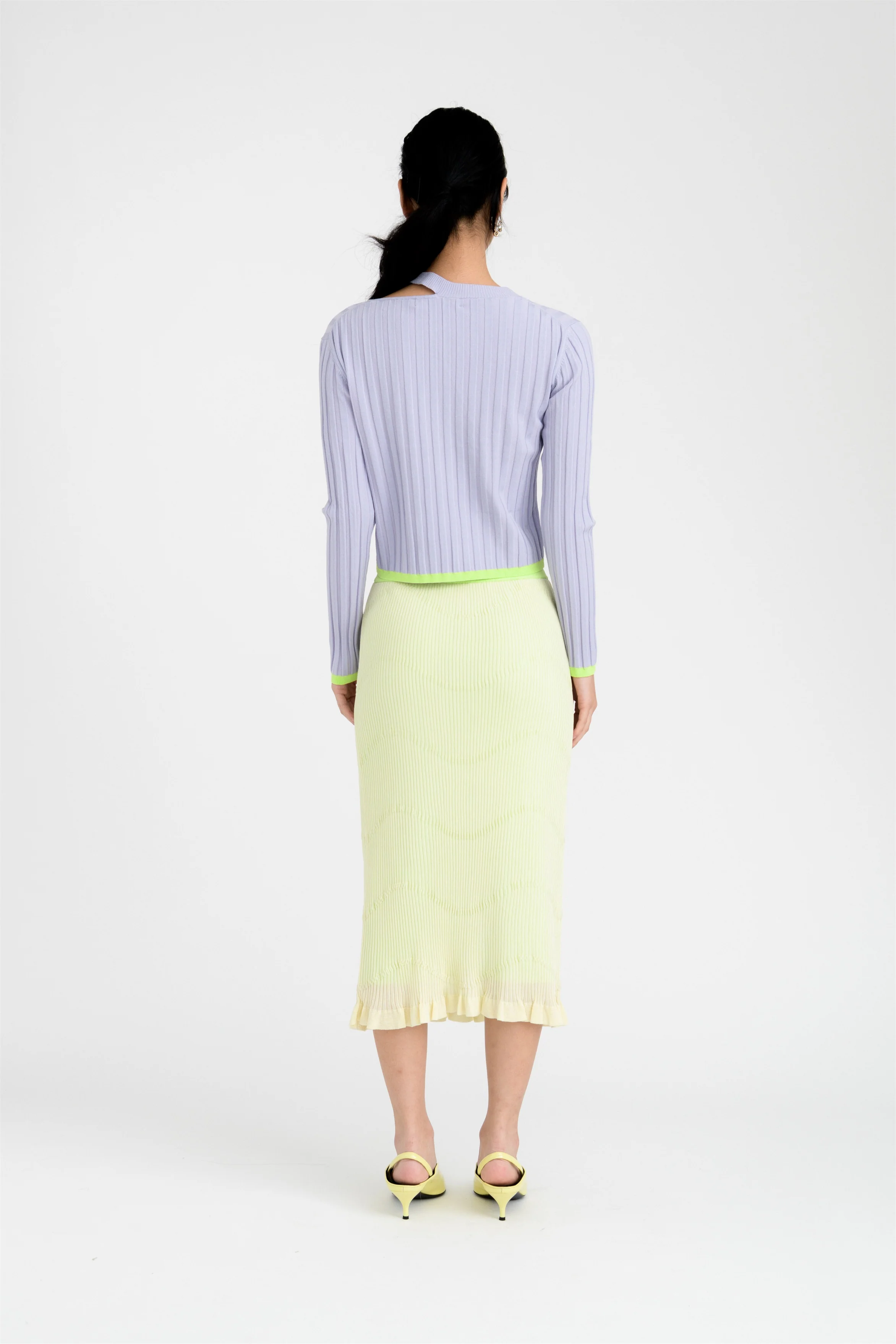 PIPE LONG SLEEVE CROPPED TOP - Image 4