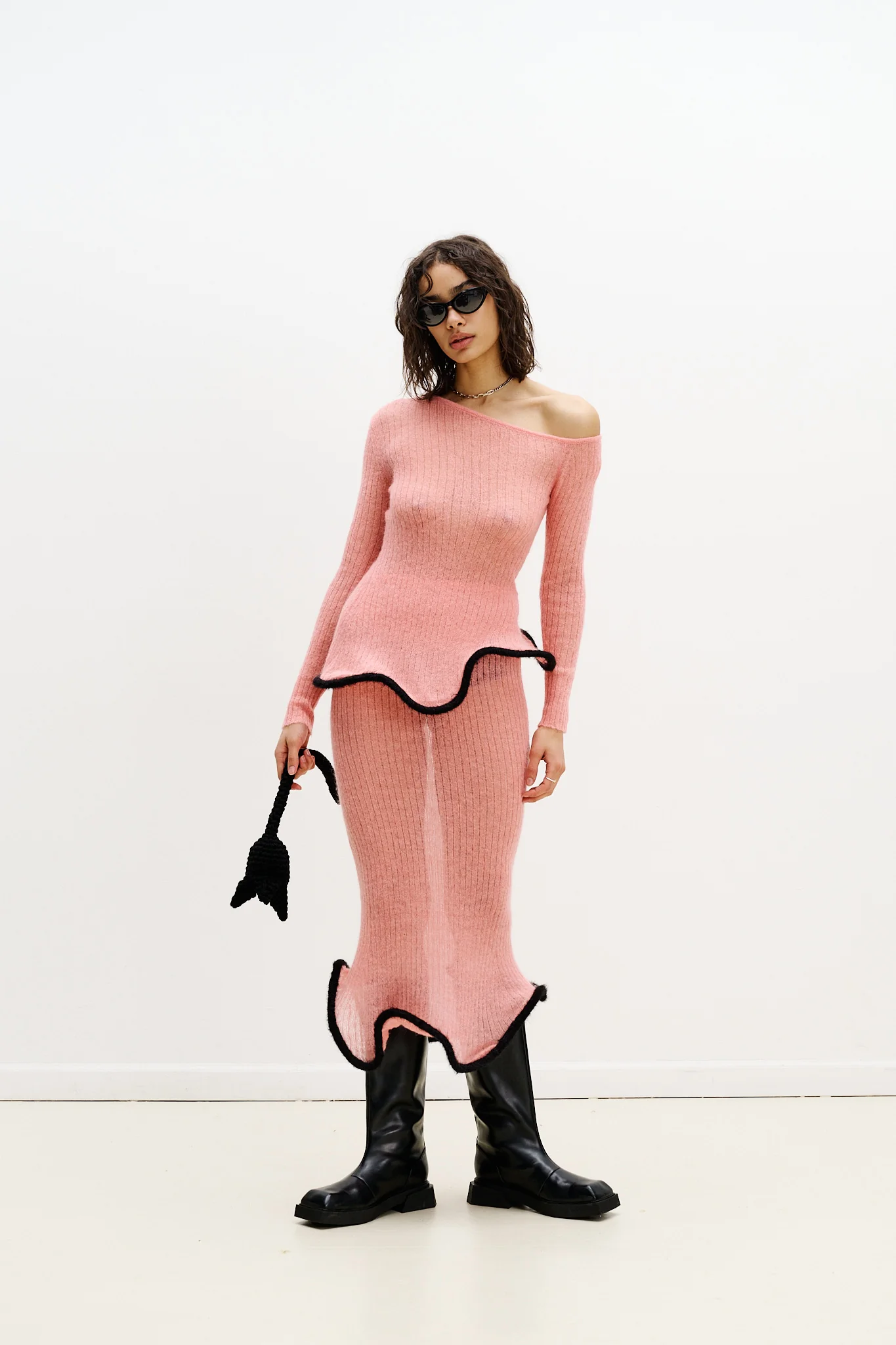 PIXIE ALPACA WAVY LONG SLEEVE TOP - Image 2